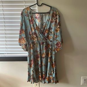 Floral comfortable dress